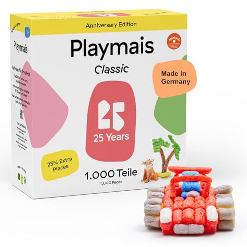 Playmais Anniversary Box 2025 | 1000 Teile | Bastelset | natürliches Spielzeug | inkl. Schwämmchen, Bastelmesser| vegan, verantwortungsvoll & sicher für Kinder & Umwelt | ab 3 Jahren Playmais Anniversary Box 2025 | 1000 Teile | Bastelset | natürliches Spielzeug | inkl. Schwämmchen, Bastelmesser| vegan, verantwortungsvoll & sicher für Kinder & Umwelt | ab 3 Jahren von Playmais