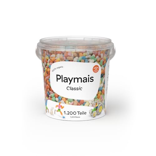 Playmais Classic 1200 Eimer | 1200 Teile | Bastelset | natürliches Spielzeug | inkl. Schwämmchen, Bastelmesser| vegan, verantwortungsvoll & sicher für Kinder & Umwelt | ab 3 Jahren Playmais Classic 1200 Eimer | 1200 Teile | Bastelset | natürliches Spielzeug | inkl. Schwämmchen, Bastelmesser| vegan, verantwortungsvoll & sicher für Kinder & Umwelt | ab 3 Jahren von Playmais