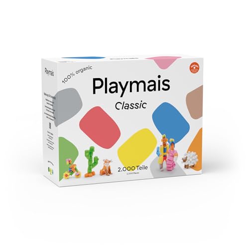 Playmais Classic 2000| 2000 Teile | Bastelset | natürliches Spielzeug | inkl. Schwämmchen, Bastelmesser | vegan, verantwortungsvoll & sicher für Kinder & Umwelt | ab 3 Jahren Playmais Classic 2000| 2000 Teile | Bastelset | natürliches Spielzeug | inkl. Schwämmchen, Bastelmesser | vegan, verantwortungsvoll & sicher für Kinder & Umwelt | ab 3 Jahren von Playmais