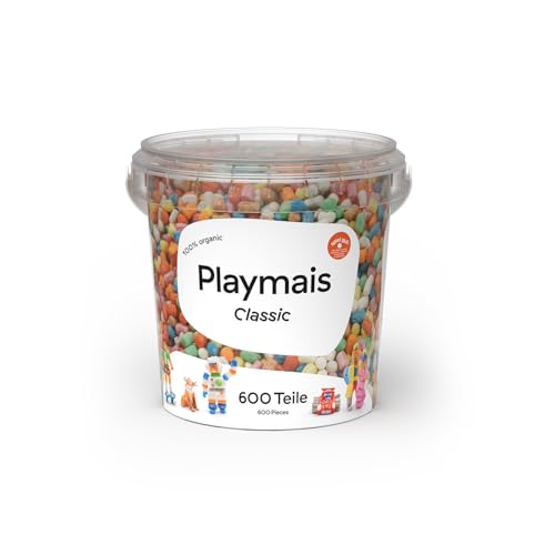 Playmais Classic 600 Eimer | 600 Teile | Bastelset | natürliches Spielzeug | inkl. Schwämmchen, Bastelmesser| vegan, verantwortungsvoll & sicher für Kinder & Umwelt | ab 3 Jahren Playmais Classic 600 Eimer | 600 Teile | Bastelset | natürliches Spielzeug | inkl. Schwämmchen, Bastelmesser| vegan, verantwortungsvoll & sicher für Kinder & Umwelt | ab 3 Jahren von Playmais