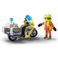 Playmobil® City Life 71205 Notarzt-Motorrad mit Blinklicht Spielfiguren-Set von Playmobil®