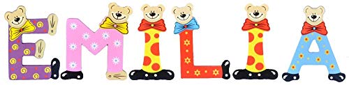 Playshoes Kinder Holz-Buchstaben Namen-Set Emilia - Sortiert Playshoes Kinder Holz-Buchstaben Namen-Set Emilia - Sortiert von Playshoes