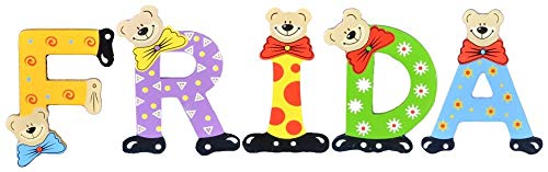 Playshoes Kinder Holz-Buchstaben Namen-Set Frida - Sortiert Playshoes Kinder Holz-Buchstaben Namen-Set Frida - Sortiert von Playshoes