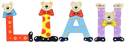Playshoes Kinder Holz-Buchstaben Namen-Set LIAH - Sortiert von Playshoes