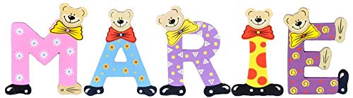 Playshoes Kinder Holz-Buchstaben Namen-Set Marie - Sortiert von Playshoes