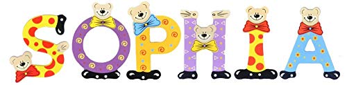 Playshoes Kinder Holz-Buchstaben Namen-Set Sophia - Sortiert Playshoes Kinder Holz-Buchstaben Namen-Set Sophia - Sortiert von Playshoes