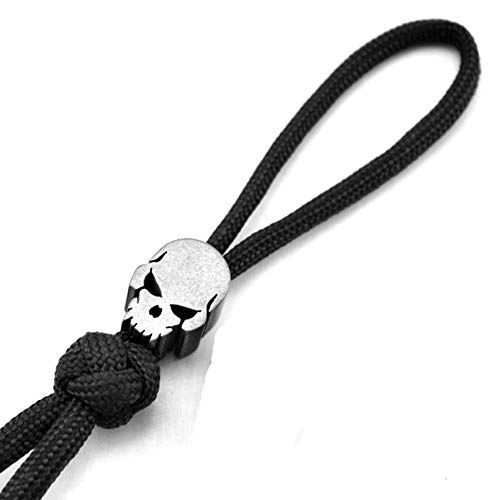 Playstala Punisher Schädelform Messer Perle Titan Lanyard Paracord Perlen für Messer Reißverschluss Pull 550 Paracord Lanyard Perlen Anhänge Playstala Punisher Schädelform Messer Perle Titan Lanyard Paracord Perlen für Messer Reißverschluss Pull 550 Paracord Lanyard Perlen Anhänge von Playstala