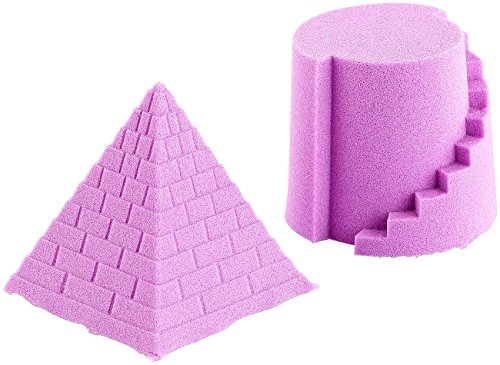 Playtastic Kinetische Sand-Knete: Kinetischer Sand, formbar und formstabil, fein, violett, 500 g (Modellier-Sand, Moonsand, Modelliermasse) von Playtastic