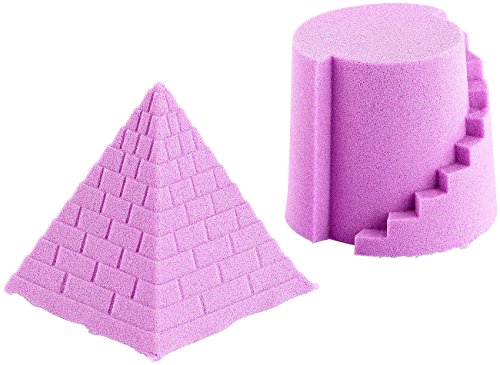 Playtastic Kinetischer Sand Kinder: Kinetischer Sand, formbar und formstabil, fein, violett, 500 g (antibakterieller Sand, Bastelsand, Modelliermasse) von Playtastic