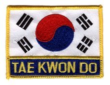 Martial Arts besticktes Abzeichen – Korea Taekwondo-Aufnäher Nr. 32 von Playwell
