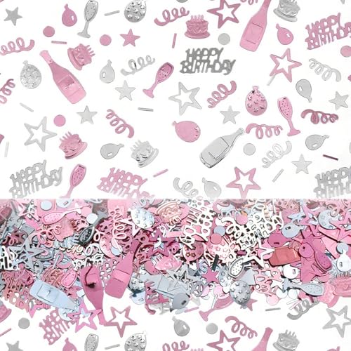 Rotgoldenes Geburtstagskonfetti, 45 g, Geburtstagskonfetti, Tischdekoration, Geburtstags- und Jahrestagskonfetti, Glitzerstreuung für Partys, Geschenktüten, Einladungen, Kuchenständer Rotgoldenes Geburtstagskonfetti, 45 g, Geburtstagskonfetti, Tischdekoration, Geburtstags- und Jahrestagskonfetti, Glitzerstreuung für Partys, Geschenktüten, Einladungen, Kuchenständer von Plipdhy