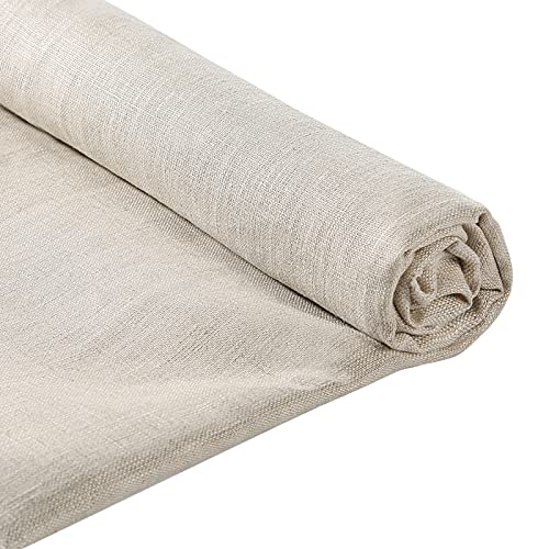 Pllieay 100 x 140 cm natürlicher reiner Leinenstoff, einfarbig, einfarbig, für Näharbeiten, Schneidern, Röcke, Taschen, Stickereien, Tischdecken und Kleidungshandwerk Pllieay 100 x 140 cm natürlicher reiner Leinenstoff, einfarbig, einfarbig, für Näharbeiten, Schneidern, Röcke, Taschen, Stickereien, Tischdecken und Kleidungshandwerk von Pllieay