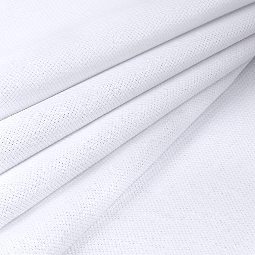 Pllieay 150 x 100 cm groß weiße Aida Leinwand, Aida Stoffe Weiß zum Sticken, Klassische Reserve Aida Stoff, Kreuzstich Stickerei Stoff, 14 Count Pllieay 150 x 100 cm groß weiße Aida Leinwand, Aida Stoffe Weiß zum Sticken, Klassische Reserve Aida Stoff, Kreuzstich Stickerei Stoff, 14 Count von Pllieay