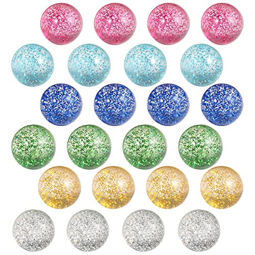 Pllieay 24pcs Hüpfbälle Glitzer Hüpfbälle, 32mm 6 Farben Hüpfbälle für Kinder, Kindergeburtstag Gummibälle Gastgeschenke Pllieay 24pcs Hüpfbälle Glitzer Hüpfbälle, 32mm 6 Farben Hüpfbälle für Kinder, Kindergeburtstag Gummibälle Gastgeschenke von Pllieay