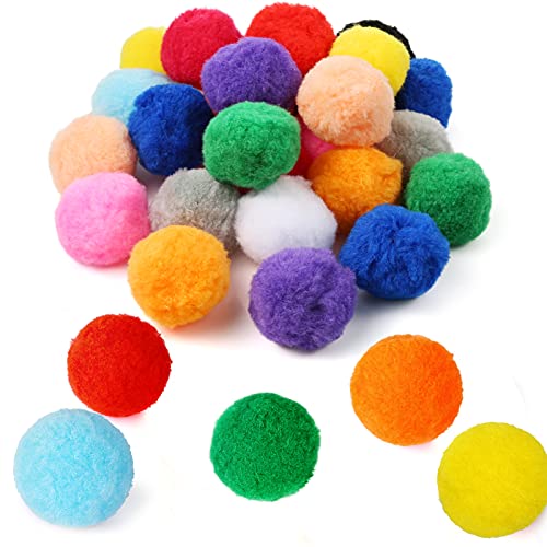 Pllieay 30pcs 6CM Fluffy Pom Poms Bälle Verschiedene Pom Poms Kunsthandwerk für DIY Creative Crafts Dekorationen, 15 Farben Pllieay 30pcs 6CM Fluffy Pom Poms Bälle Verschiedene Pom Poms Kunsthandwerk für DIY Creative Crafts Dekorationen, 15 Farben von Pllieay