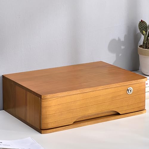 Schubladenbox holz, Schreibtisch-Organizer aus Holz mit 1/2/3/4 Schubladen, mit Schloss, Bürobedarf, A4-Quittungsordner-Organizer, Schreibtisch-Organizer, Mini-Holzkommode für Zuhause, Küche, Büro ( C Schubladenbox holz, Schreibtisch-Organizer aus Holz mit 1/2/3/4 Schubladen, mit Schloss, Bürobedarf, A4-Quittungsordner-Organizer, Schreibtisch-Organizer, Mini-Holzkommode für Zuhause, Küche, Büro ( C von Pllrbvshs