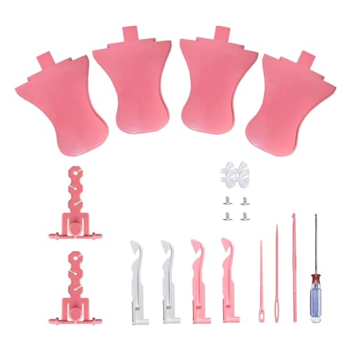 Plookyoe 1 Set DIY Strickmaschine Zubehör Rotierender Strickdraht Rack Ersatz mit Spanner, Strickhaken Kit von Plookyoe