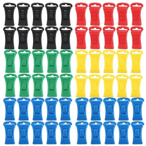 Plookyoe 100 Stück Sockenclips für Waschmaschine und Trockner mit Haken, Tragbare Haken Sockenclips direkt in der Schublade ohne Falten Plookyoe 100 Stück Sockenclips für Waschmaschine und Trockner mit Haken, Tragbare Haken Sockenclips direkt in der Schublade ohne Falten von Plookyoe