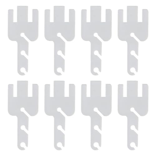 Plookyoe 8 Stück Garn-Strickmaschinen-Spanner, transparent, Acrylsäure, Spannstäbe, Zubehör, für //Express-Strickwerkzeuge Plookyoe 8 Stück Garn-Strickmaschinen-Spanner, transparent, Acrylsäure, Spannstäbe, Zubehör, für //Express-Strickwerkzeuge von Plookyoe