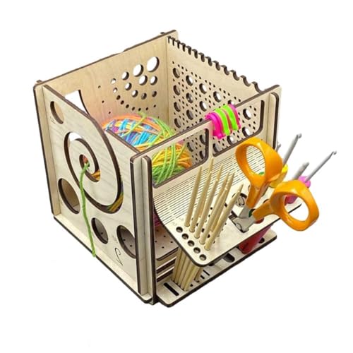 Plookyoe All-in-1 Garnschale aus Holz, multifunktionales Strickwerkzeug, Multi-Holzgarnschale, Garnaufbewahrung, Organizer, Zubehör Plookyoe All-in-1 Garnschale aus Holz, multifunktionales Strickwerkzeug, Multi-Holzgarnschale, Garnaufbewahrung, Organizer, Zubehör von Plookyoe