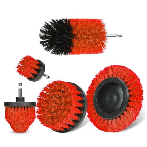 Plookyoe Autowaschbürsten-Set, Scheibenbürste, elektrische Bohrmaschine, Reinigungswerkzeug-Set für Autowäsche, Boden, Küche, Bad, Wanne, WC Plookyoe Autowaschbürsten-Set, Scheibenbürste, elektrische Bohrmaschine, Reinigungswerkzeug-Set für Autowäsche, Boden, Küche, Bad, Wanne, WC von Plookyoe