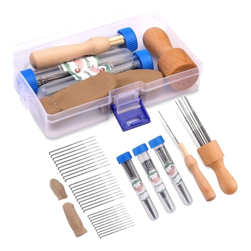 Plookyoe Wollfilznadelwerkzeuge, Wollfilzwerkzeug-Set mit 3 Größen Filznadeln und 1/8 Nadel Holzgriff für Nadel Plookyoe Wollfilznadelwerkzeuge, Wollfilzwerkzeug-Set mit 3 Größen Filznadeln und 1/8 Nadel Holzgriff für Nadel von Plookyoe
