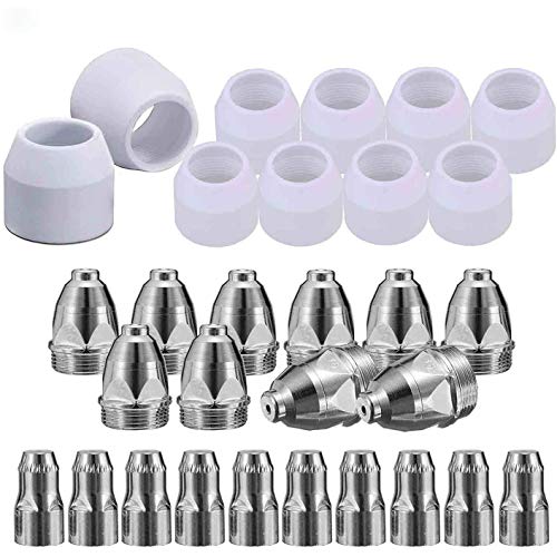 Plouluyt 30 StüCk P80 Plasma Schneid Verbrauchs Material Kit, Plasma DüSe, Elektrode, P-80 Schneid Plasma Schneid 1,5 Mm Plouluyt 30 StüCk P80 Plasma Schneid Verbrauchs Material Kit, Plasma DüSe, Elektrode, P-80 Schneid Plasma Schneid 1,5 Mm von Plouluyt