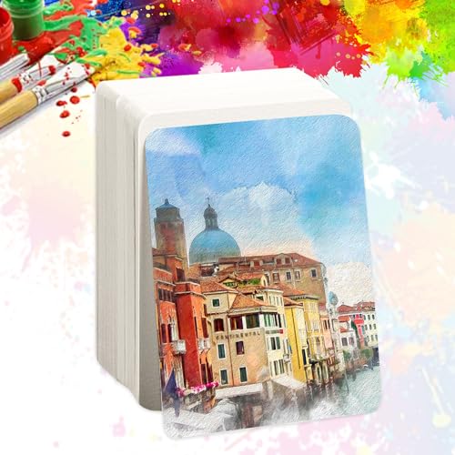 Plstod 40 Blatt Aquarellpapier, Weiß Aquarell Papier, 300 g/m² Dickes Aquarellblock, Watercolor Paper für Kinder Studenten Anfänger Künstler Zeichnen, 15 x 10cm Aquarell Karten Blanko Plstod 40 Blatt Aquarellpapier, Weiß Aquarell Papier, 300 g/m² Dickes Aquarellblock, Watercolor Paper für Kinder Studenten Anfänger Künstler Zeichnen, 15 x 10cm Aquarell Karten Blanko von Plstod