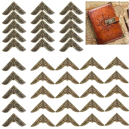 Plstod 40pcs Buch Eckenschützer Vintage Fotoalben Kantenschutz Metall Bücher Zubehör Album Ecken Dekorationen Bronze Buchecke Schutzecke Für Scrapbook Bücher Sammelalben Menüs Corner Protecting Plstod 40pcs Buch Eckenschützer Vintage Fotoalben Kantenschutz Metall Bücher Zubehör Album Ecken Dekorationen Bronze Buchecke Schutzecke Für Scrapbook Bücher Sammelalben Menüs Corner Protecting von Plstod