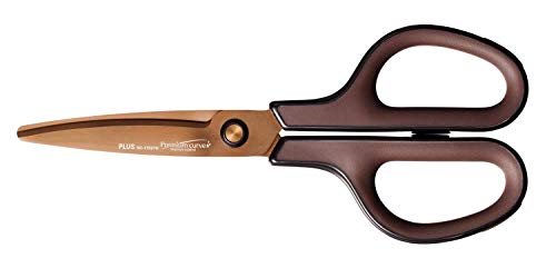 Plus Japan Fitcut Curve Premium Scheren, 175 mm, Titanium-beschichtet, Braun, 3 Stück Plus Japan Fitcut Curve Premium Scheren, 175 mm, Titanium-beschichtet, Braun, 3 Stück von PLUS