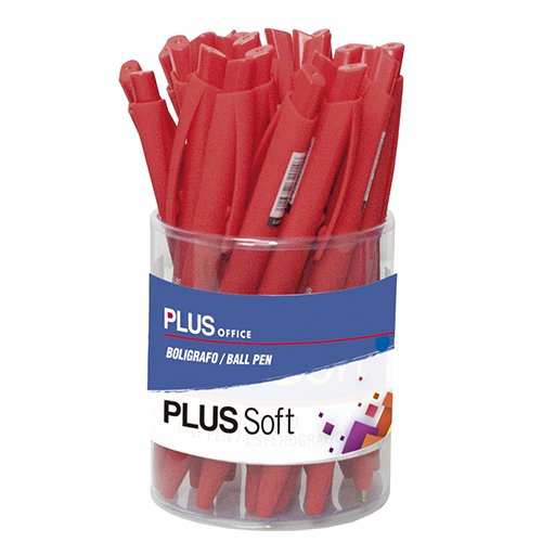 Plus Office 080904 – Pack von 25 Kugelschreiber, Rot Plus Office 080904 – Pack von 25 Kugelschreiber, Rot von Plus Office