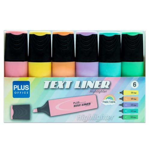 Plus Office Fluoreszierende Marke Modell FluorESCENTE PLUS TEXT LINER 3.2P 6CO von Plus Office