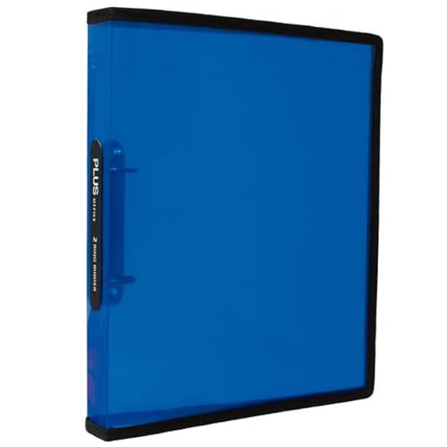 Plus Office Ordner PP Plus A4 2A/25 blau gestreift von Plus Office