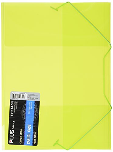 Plus Office f4161-lgn – Mappe mit durchscheinenden und Klappe, A4, hellgrün Plus Office f4161-lgn – Mappe mit durchscheinenden und Klappe, A4, hellgrün von Plus Office