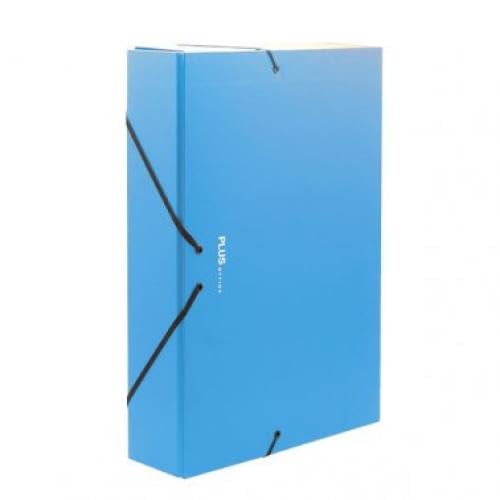 Projektordner von Plus Office Modell Projektordner Karton matt, 7 cm, Blau von Plus Office