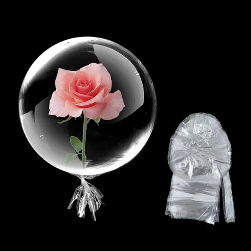 PlusBee 5 Stück 76,2 cm große klare Bobo-Luftballons – vorgedehnte, extra breite Öffnung, transparente Ballons zum Füllen, ideal für Geburtstag, Hochzeit, Babyparty, Partydekorationen PlusBee 5 Stück 76,2 cm große klare Bobo-Luftballons – vorgedehnte, extra breite Öffnung, transparente Ballons zum Füllen, ideal für Geburtstag, Hochzeit, Babyparty, Partydekorationen von PlusBee