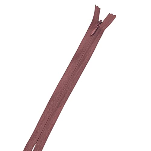 Plush Addict Unsichtbarer Reißverschluss, 20 cm, Altrosa, verdeckter Reißverschluss für Schneidern und Röcke, geschlossener Reißverschluss Plush Addict Unsichtbarer Reißverschluss, 20 cm, Altrosa, verdeckter Reißverschluss für Schneidern und Röcke, geschlossener Reißverschluss von Plush Addict