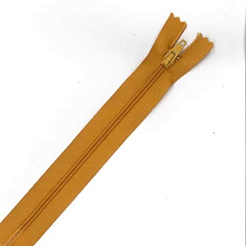 Reißverschluss für Kleider, geschlossenes Ende, gold - 20 Zoll / 50 cm von Plush Addict
