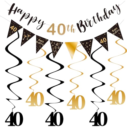 Geburtstag Dekoration Banner 40 Geburtstag Dekoration Banner 40 von Plusupon