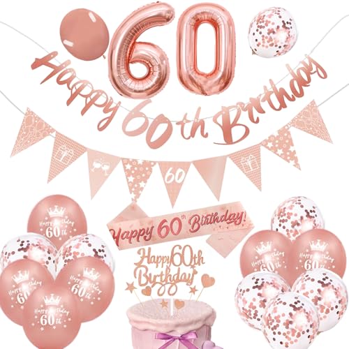Luftballons Geburtstag Dekorationen 60 Luftballons Geburtstag Dekorationen 60 von Plusupon