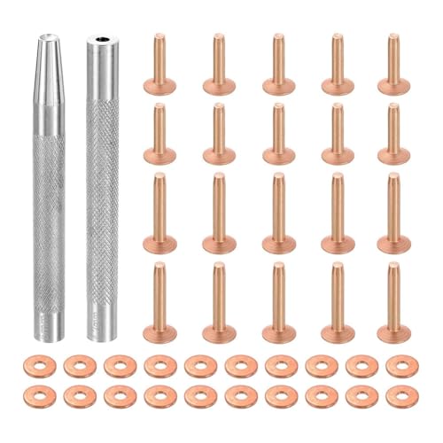 Pluuttiem Kupfernieten und Nieten Solid Leder Kupfernieten Befestigung mit Nietwerkzeug f¡§1r Leder DIY Bastelbedarf Pluuttiem Kupfernieten und Nieten Solid Leder Kupfernieten Befestigung mit Nietwerkzeug f¡§1r Leder DIY Bastelbedarf von Pluuttiem