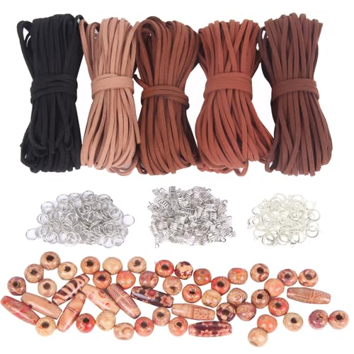 5 Rollen Lederbänder für Ketten, 5 Farben 10m x 2.6mm Basteln Lederbänder, Lederschnur mit Zubehör, Band Faden für Armband Ketten Schmuck DIY Handwerk 5 Rollen Lederbänder für Ketten, 5 Farben 10m x 2.6mm Basteln Lederbänder, Lederschnur mit Zubehör, Band Faden für Armband Ketten Schmuck DIY Handwerk von Pluvyze
