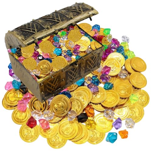 Pluvyze 201 Stück Piratenschatz Schatztruhe Kindergeburtstag Piraten Goldmünzen 100 Goldmünzen 100 Edelsteine für Piratenparty Mitgebsel,Schatzsuche Kindergeburtstag Pluvyze 201 Stück Piratenschatz Schatztruhe Kindergeburtstag Piraten Goldmünzen 100 Goldmünzen 100 Edelsteine für Piratenparty Mitgebsel,Schatzsuche Kindergeburtstag von Pluvyze