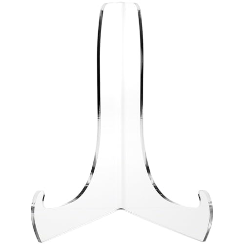 Plymor Staffelei aus Acryl, 60 Grad Winkel, flach, 22,9 cm H x 17,8 cm B x 14,6 cm T (2 Stück) von PlyMor