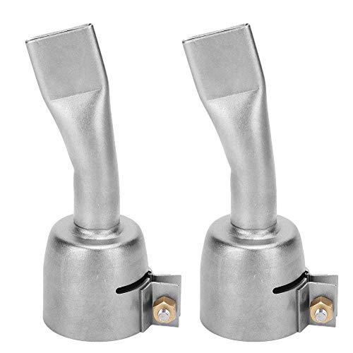 2 Stück 20mm Flachschweißdüse für Heißluftwärme, Heißluftpistolenschweißdüse für PVC-Kunststoffplattenlötzubehör 2 Stück 20mm Flachschweißdüse für Heißluftwärme, Heißluftpistolenschweißdüse für PVC-Kunststoffplattenlötzubehör von Plyisty