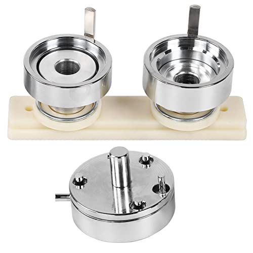 Abzeichenform, 32 Mm, Aluminiumlegierung, Austauschbare Stanzform für Button-Maker, Badge-Maschine, Button-Maker-Stanzpressen-Werkzeug-Zubehör von Plyisty