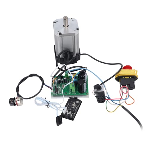 CNC Bürstenloser Motor DC Spindle Kit, Big Torsion 1000W Bürstenloser DC -Drehmaotomotor Kit Gute Kompatibilität 4500 U/Min Maximale Geschwindigkeit für Fabriken (EU -Stecker 220 V) von Plyisty