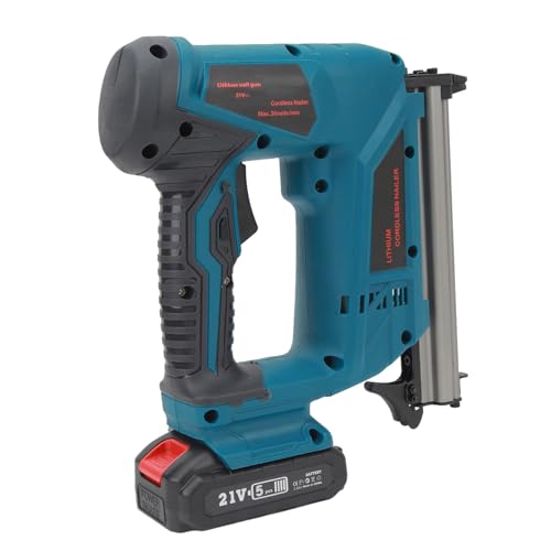 Electric Brad Nailer, Einfach zu Bedienende Kompakte Elektrische Grundnahrungsmittelpistole für 422J 419J 416J 413J 410J für Holzbearbeitungsprojekte (EU -Stecker 100‑220V) von Plyisty