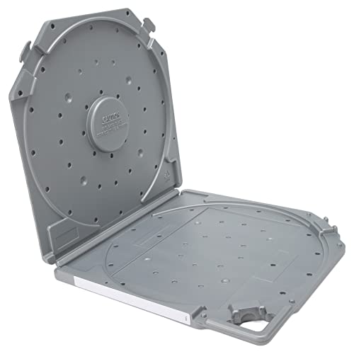 Plyisty 10-Zoll-Aufbewahrungsbox für Leere Tonbandspulen, Geeignet für 10-Zoll-Tonbandspulen-MIT-Offener Rolle, Vollständiger Geschutzte Tonbandbox für Tonbandkassten MIT TrageGriff (GREY) von Plyisty