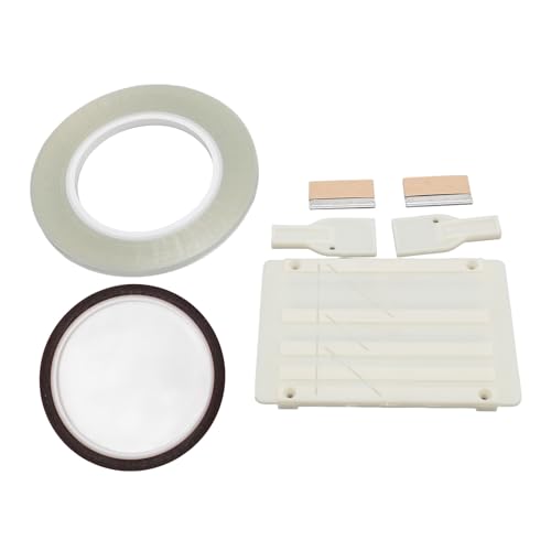 Plyisty 10 -Zoll -Klebeband Spleißsatz Set Stabiles Offenes Spleißkit Zum Reparieren, Abs Guide Schienenklebeband Kit für 1 Zoll, 1/2in, /4 (WHITE) von Plyisty